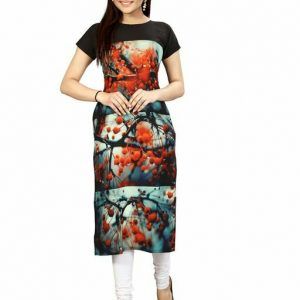 American Crepe Printed Kurti for Women