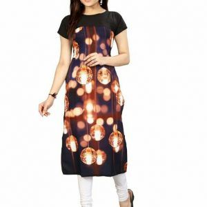 American Crepe Printed Kurti for Women/Girl