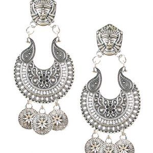 Elegant Oxidised Silver Earrings Collections