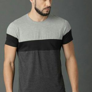 Buy Men’s Stylish Cotton Tshirt in Black Color