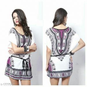 Stylish Printed Women's Dress