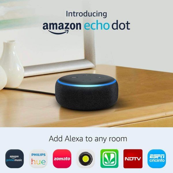 Echo Dot (3rd Gen) – New and improved smart speaker with Alexa (Black) details