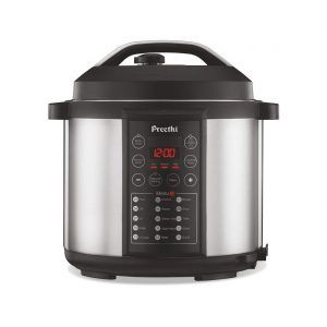 Preethi Touch EPC005 6-Liter Electric Pressure Cooker (Black)