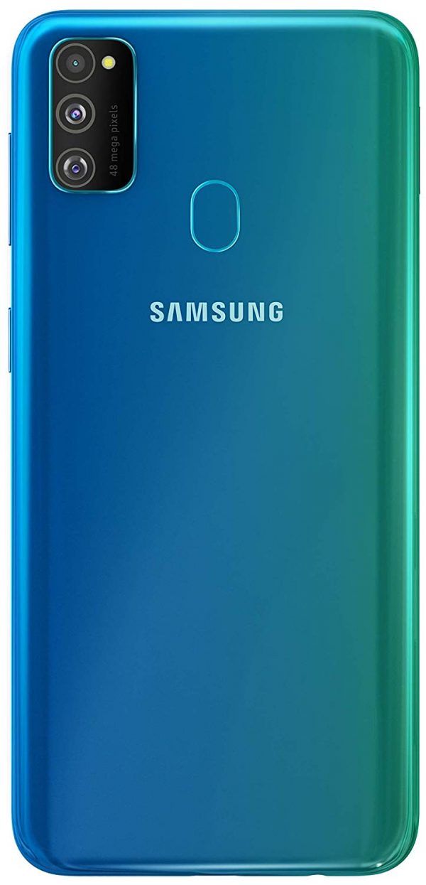 Samsung Galaxy M30s (Sapphire Blue, 4GB RAM, Super AMOLED Display, 64GB Storage, 6000mAH Battery) back