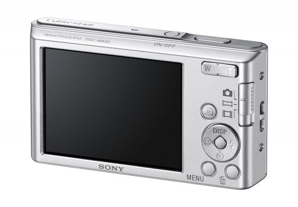 Sony Cybershot DSC-W830/S 20.1MP Digital Camera (Silver) with 8X Optical Zoom back