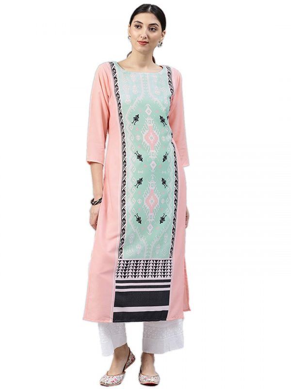 Vaamsi Crepe Digital Printed Kurti