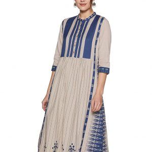 W Women Straight Kurti white