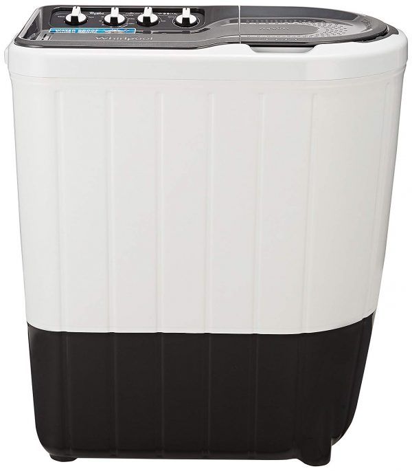 Whirlpool 7 kg Semi-Automatic Top Loading Washing Machine (SUPERB ATOM 7.0, Grey, TurboScrub Technology)