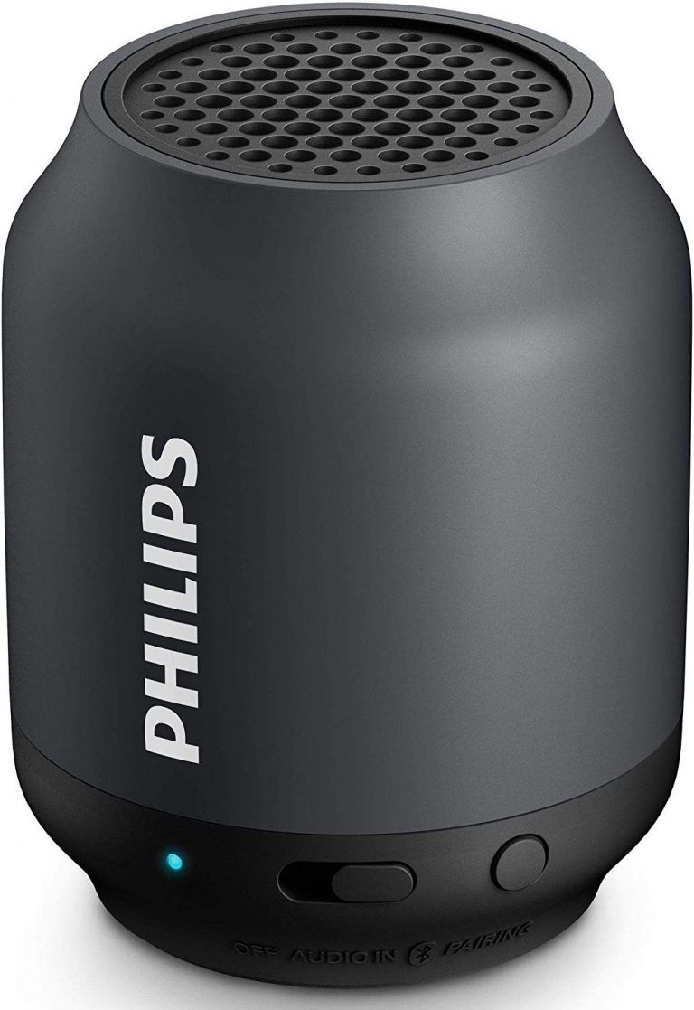 Philips BT50B Portable Wireless Bluetooth Speaker, Black - AArav Mart