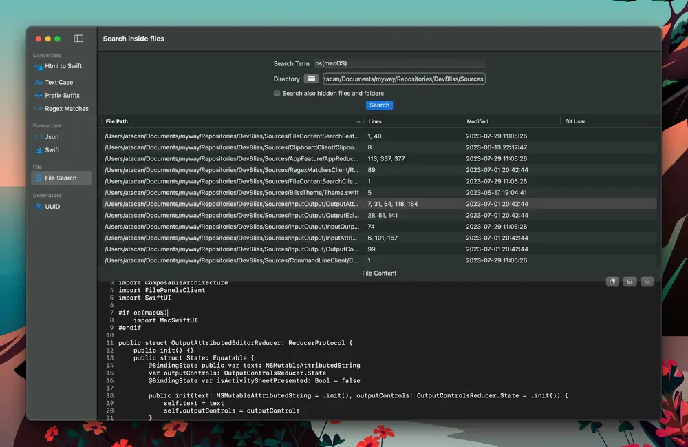File Content Search