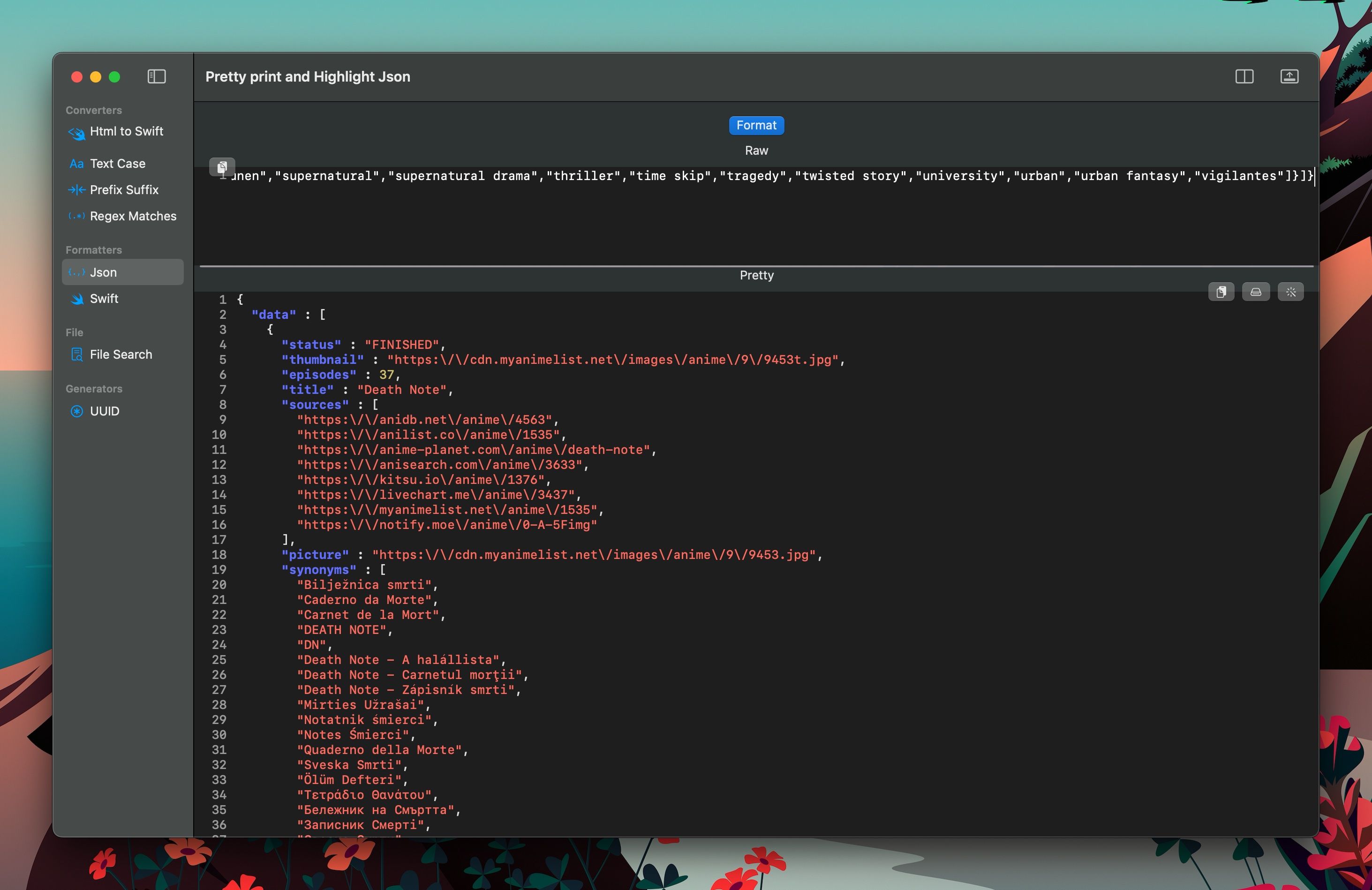 Convert Html to Swift