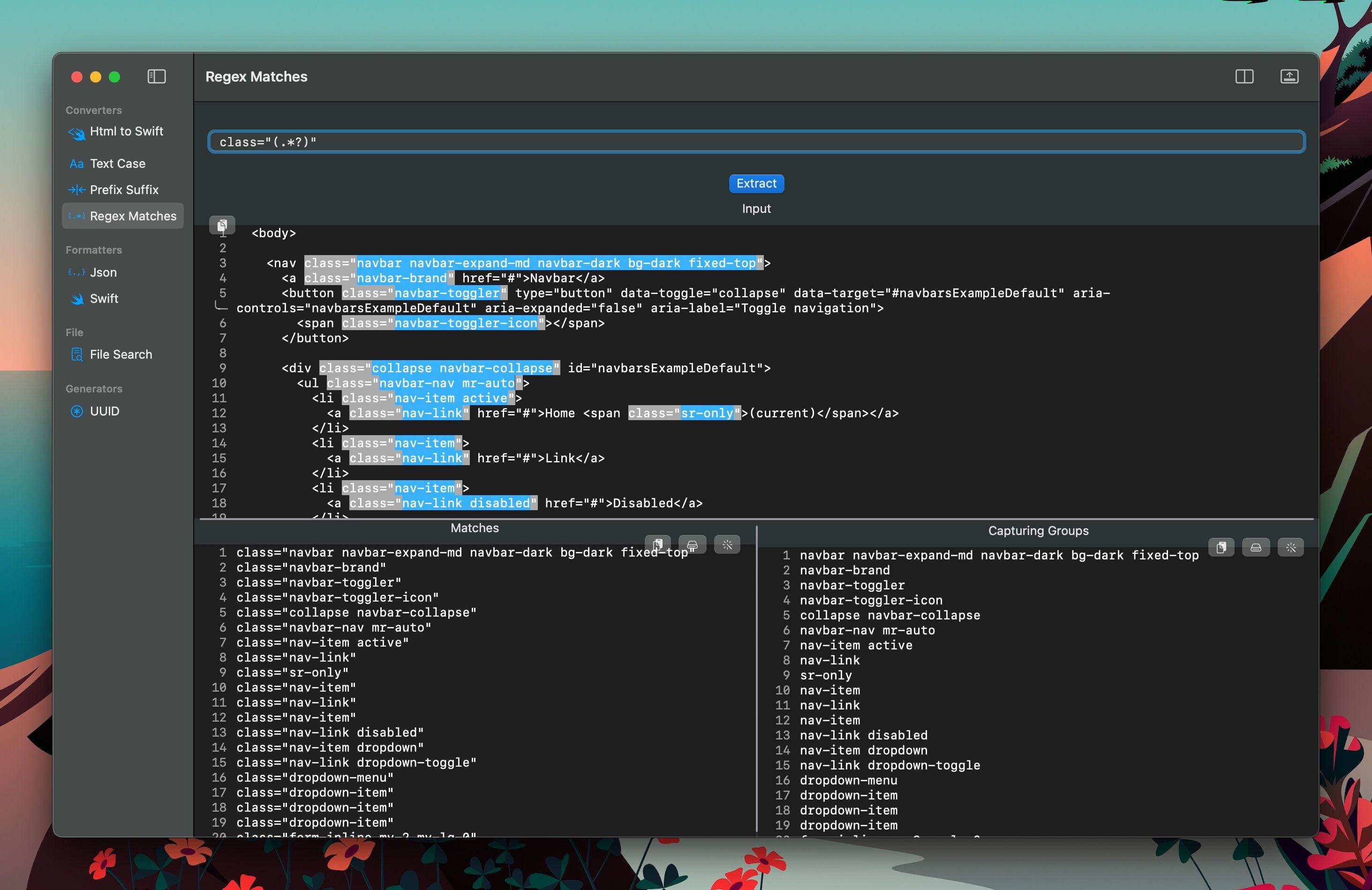 Convert Html to Swift