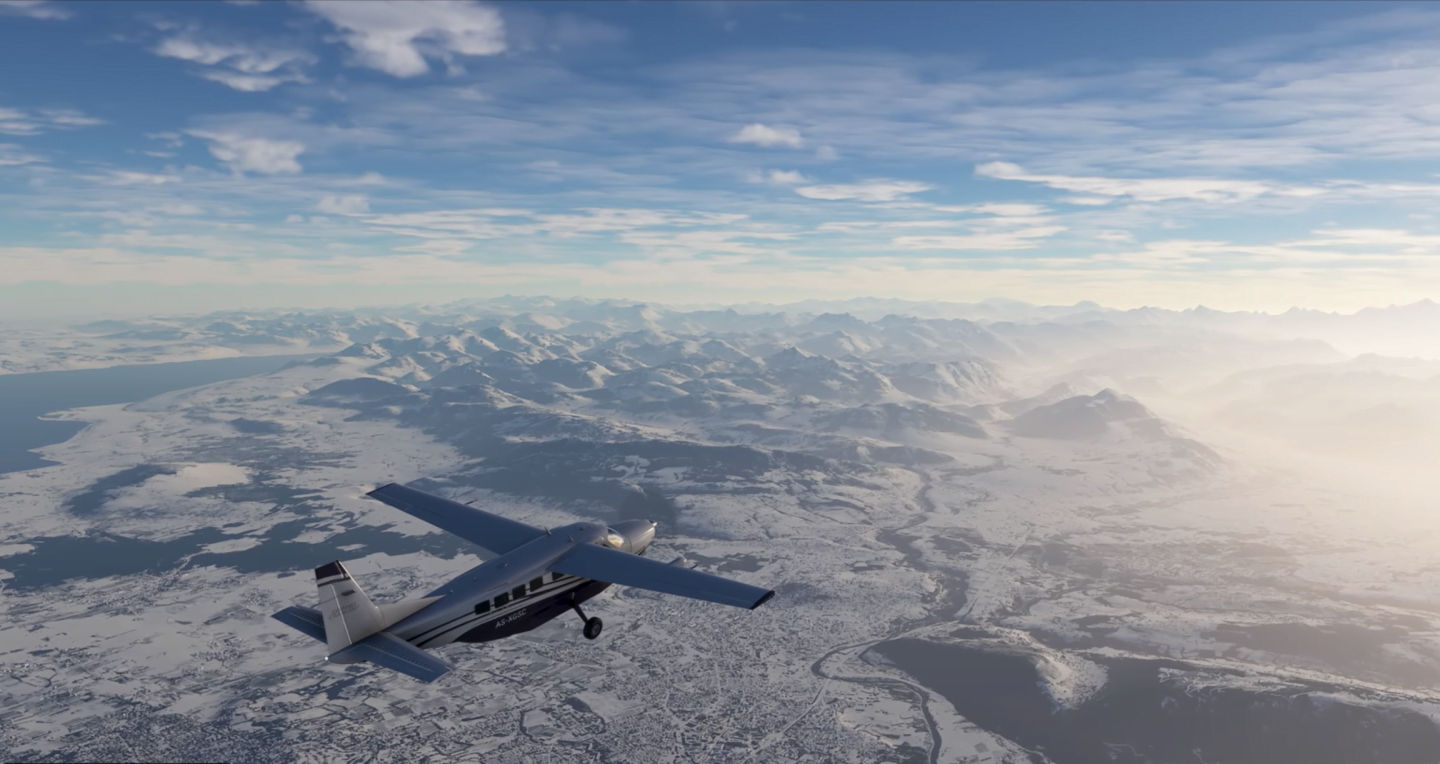 Microsoft Flight Simulator’s new trailer shows a beautiful winter world