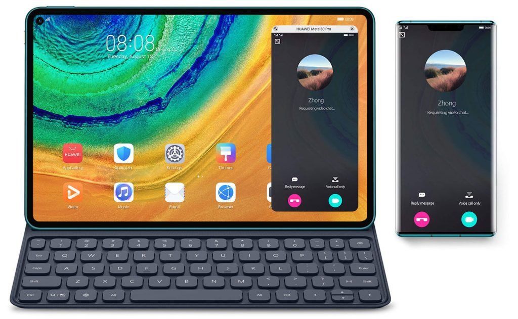 Huawei split-screen feature