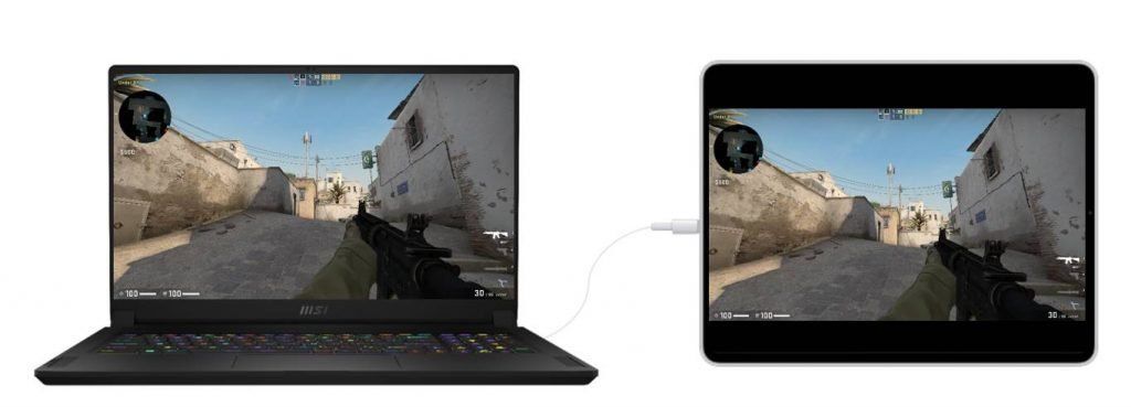 Span Your Gameplay through MSI Duet Display