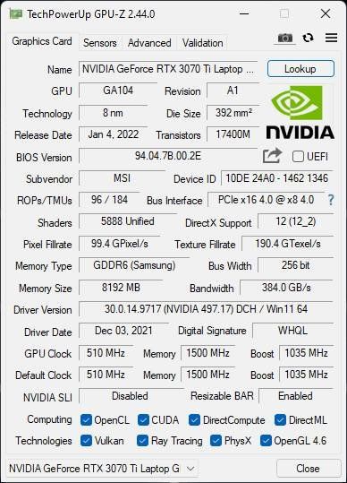 MSI Stealth GS77 Review