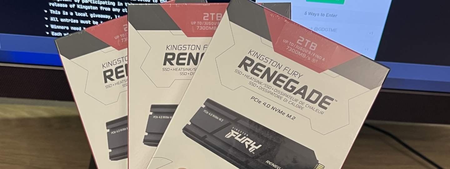 Kingston FURY Renegade SSD with Heatsink Giveaway 2023