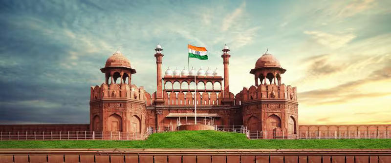 Red fort in Old Delhi