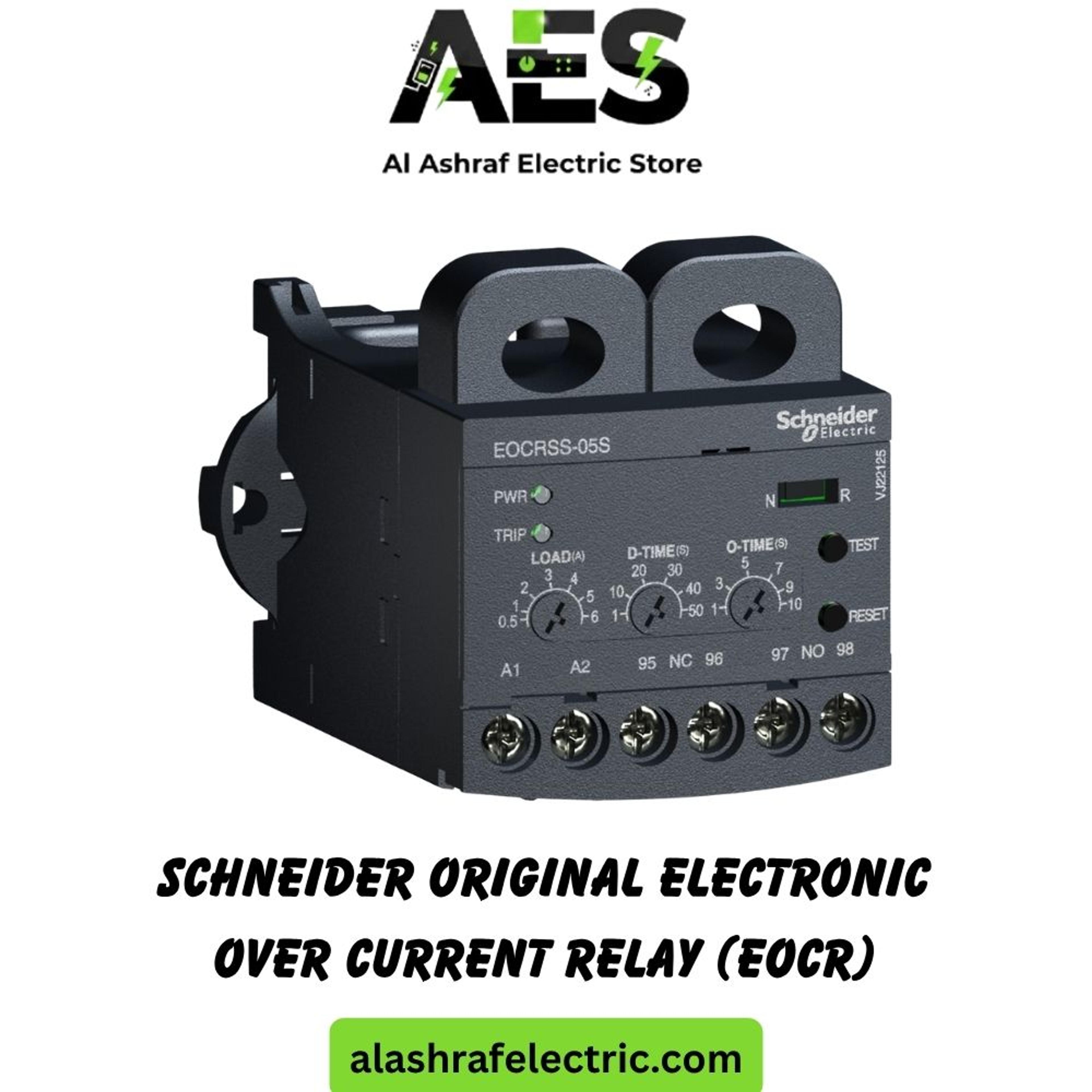 Electronic Over Current Relay EOCR Original Schneider 0.5A-6A & 5A-60A