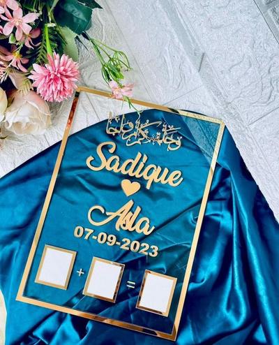 Customize nikkah thumb frame