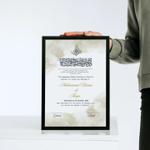 Customize nikkah frame custom design close-up in Pakistan