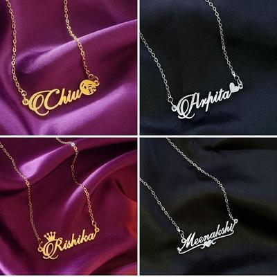 Customize Name Locket With box 