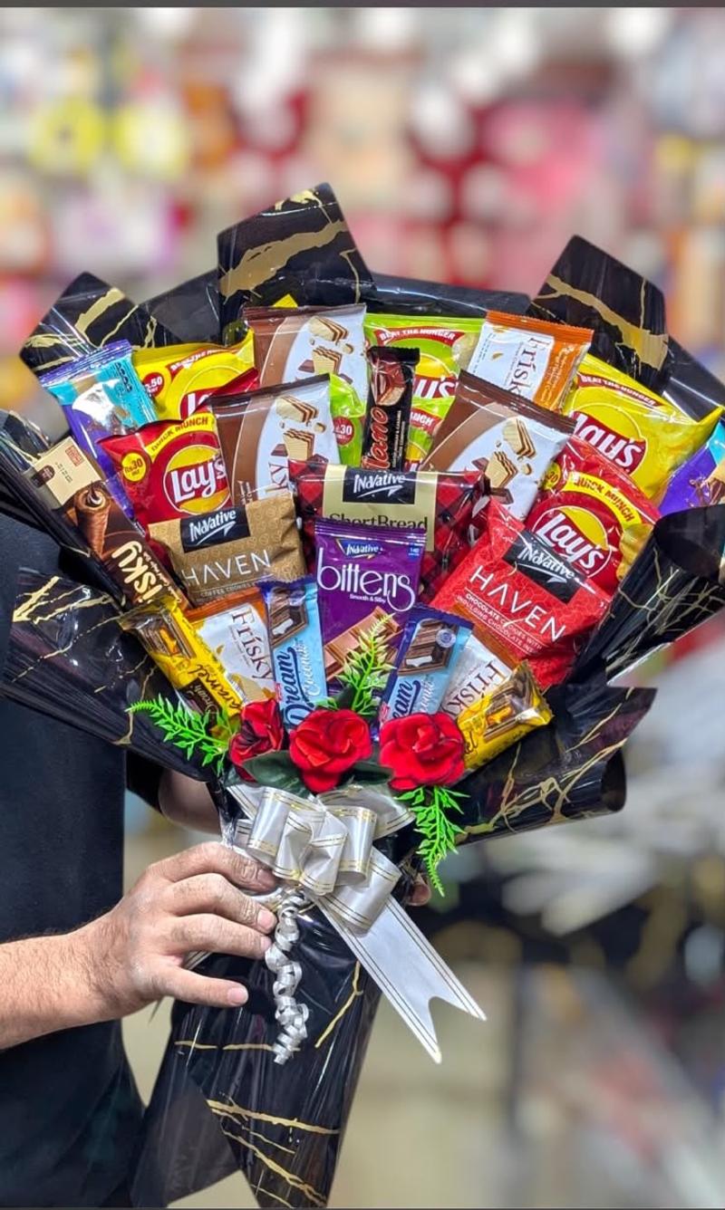 Chocolate Snacks Bouquet