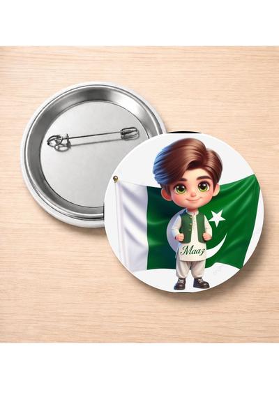 Customize Name and Picture pin Badge 