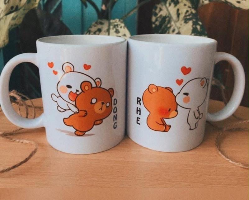 Customize Cute Teddies lovely mug - view 1