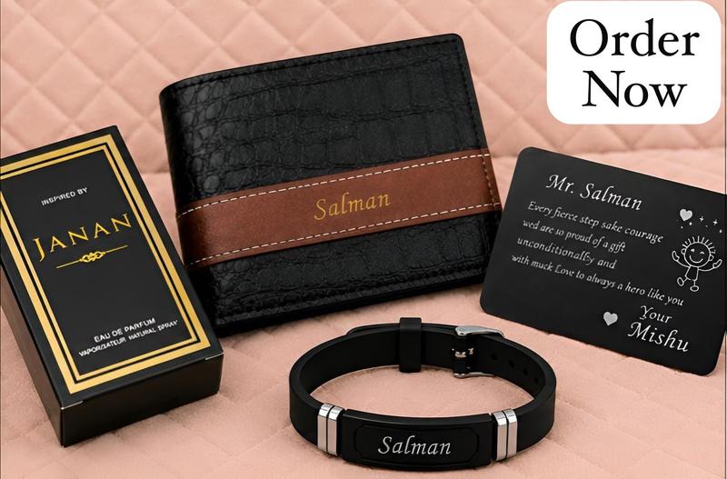 Customize wallet and perfume and card and Bracelet deal - view 1
