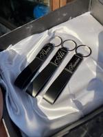 Customized Metal & Leather Keychain — Rs 550 in Pakistan