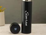 Black Customize Temperature Bottle with custom name and photo — Rs 1,000 in Pakistan