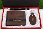 Personalized crocodile wallet gift set for men in Pakistan
