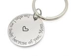 Customize Round Shape Metal KeyChain — customized gift idea available in Pakistan