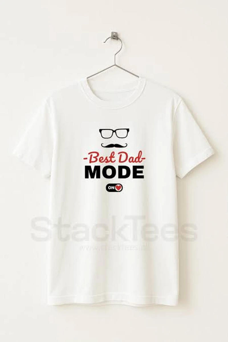 Best Dad Ever Custom Printed T-Shirt in Pakistan