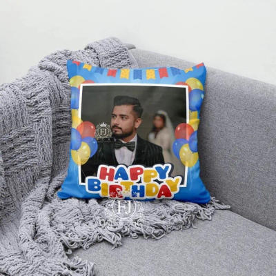 Black Calendar Date "Mr & Mrs" Cushion