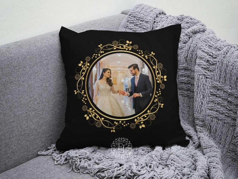 Black Customize cushion