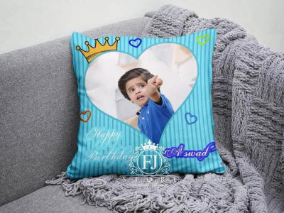 Calendar Month Birthday Photo Cushion