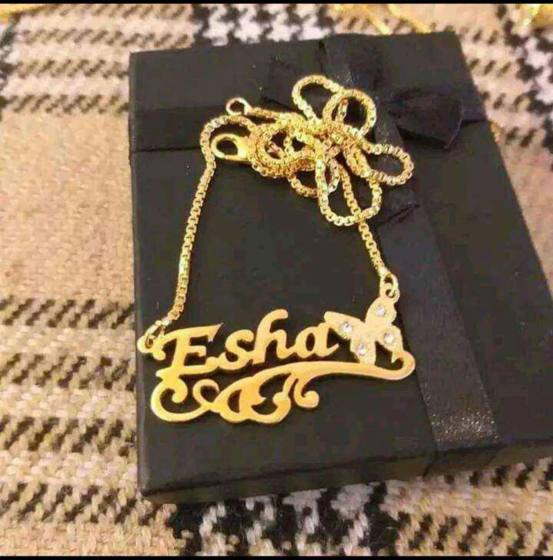 Couple Names Locket β Gold & Silver Set
