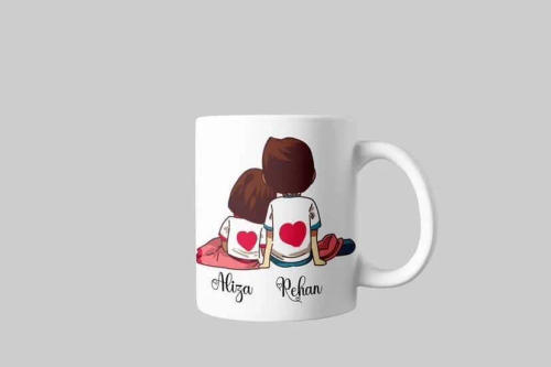 Couple Photo Printed Ceramic Mug — Rs 850 in Pakistan