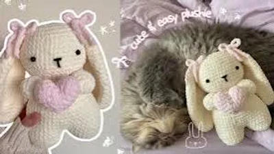 Crochet Bunny Amigurumi Toy