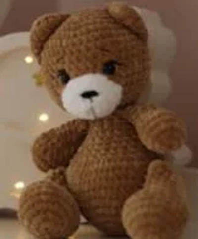 Crochet Teddy Bear Soft Toy