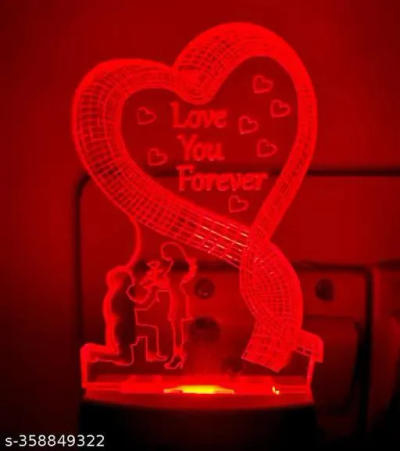 Crystal Heart-Shaped LED Photo Lamp
