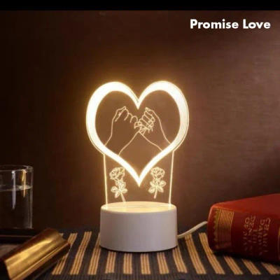 Crystal Round LED Photo Frame Lamp