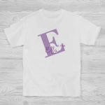 Custom Letter Initials Printed T-Shirt in Pakistan