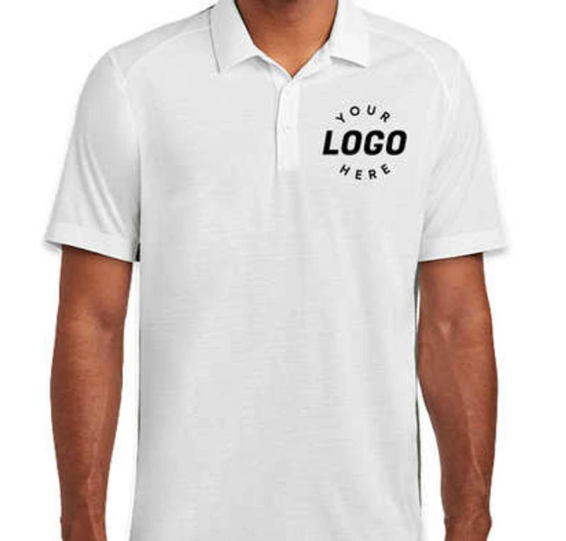 Custom Printed White Polo Shirt for Men in Pakistan
