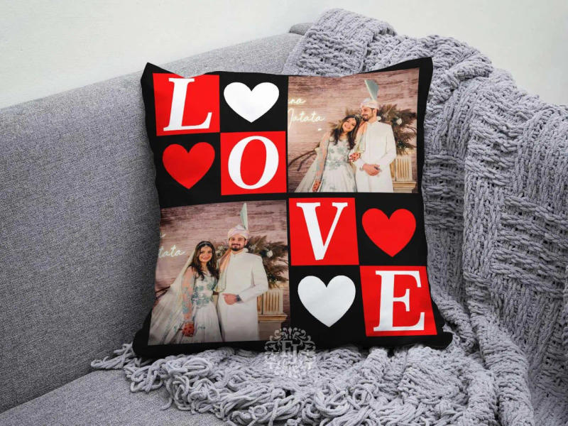 Customize love cushion