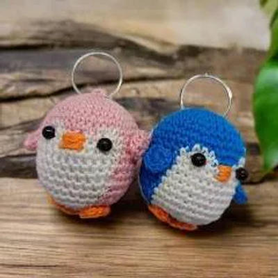 Cute Crochet Keychain