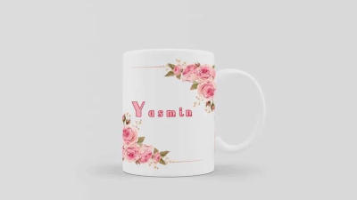 "Dear Bestie" Quote Illustration Mug