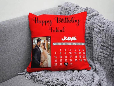 "Forever Mine" Quote Black Cushion